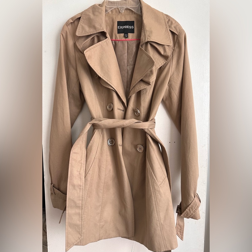 Express Classic Beige Trench Coat